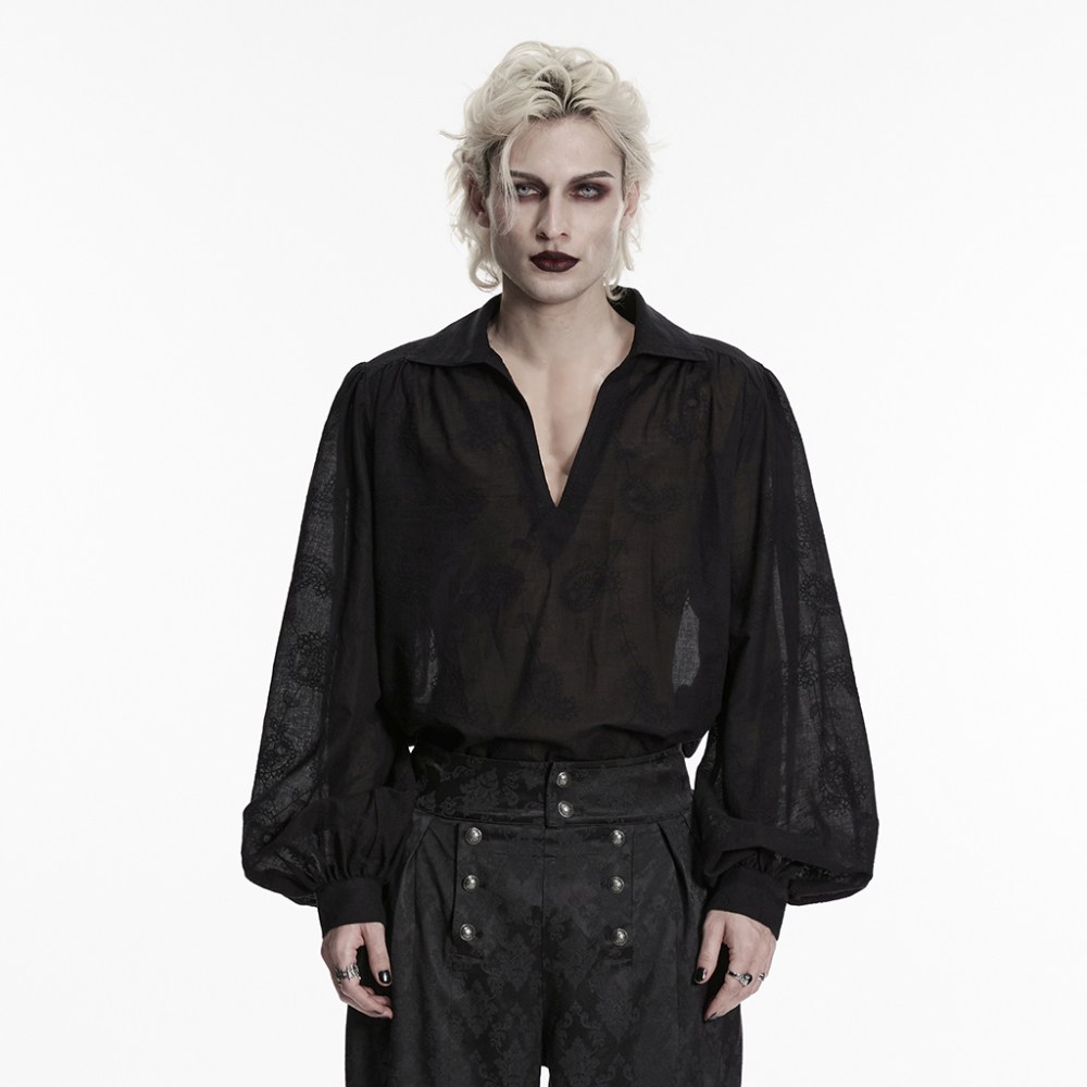 Punk Rave - Romance Sentinel Overhemd - Zwart